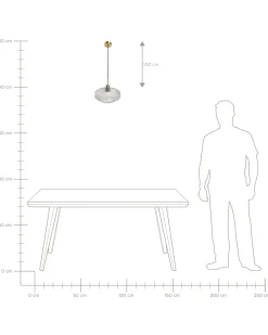 Lampadario PIRRIS Vetro Trasparente