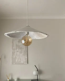 Lampadario PORONGOS Cartapesta Bianco