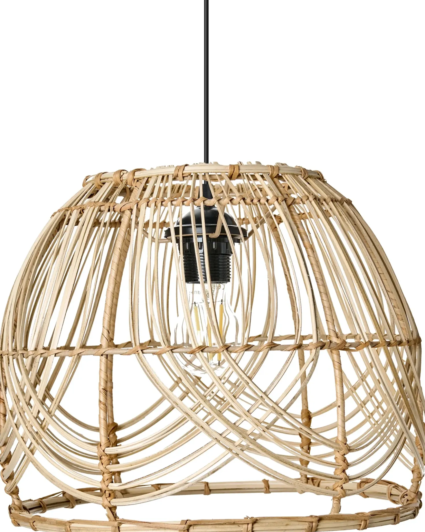 Lampadario POSTRERO Rattan Naturale
