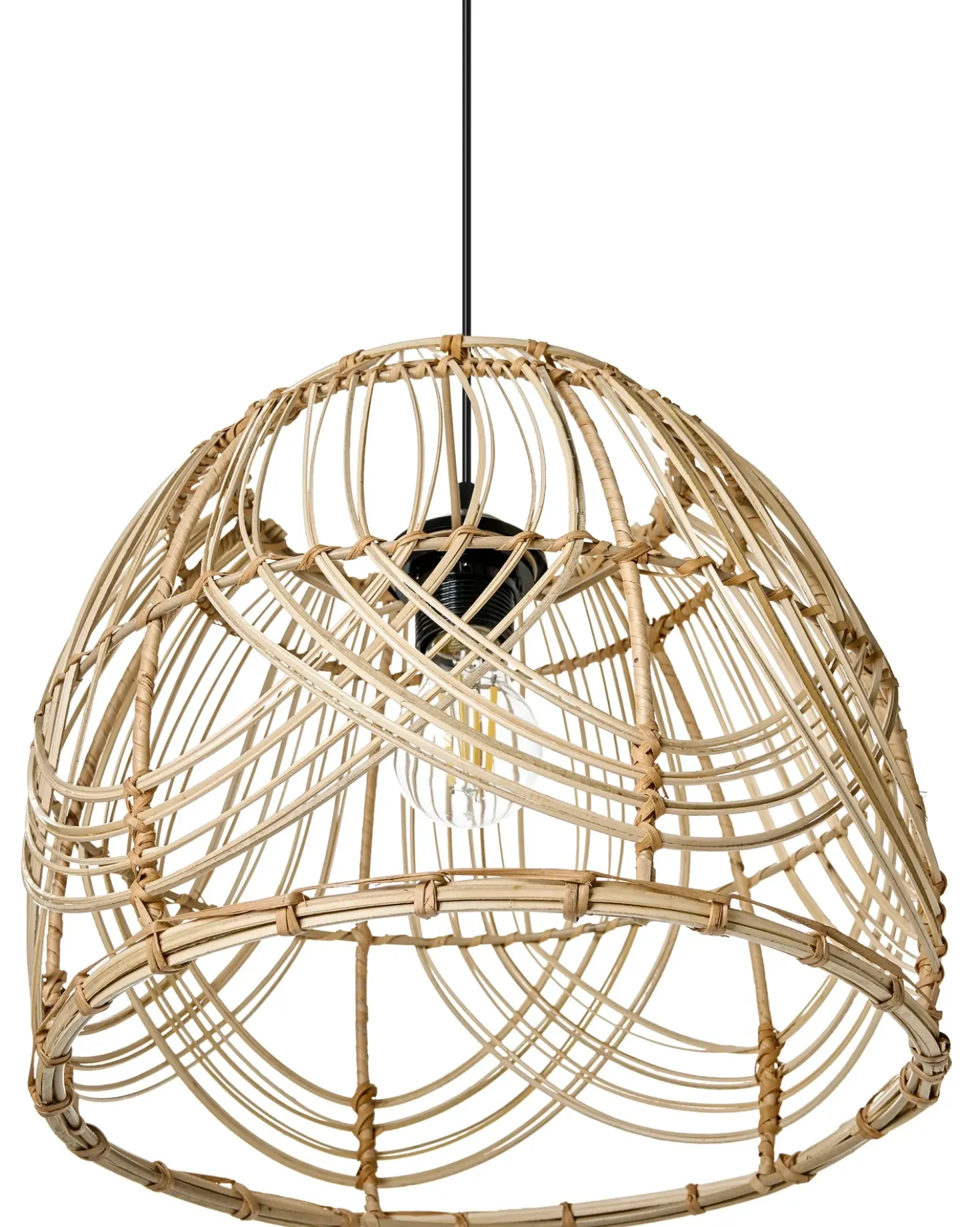 Lampadario POSTRERO Rattan Naturale