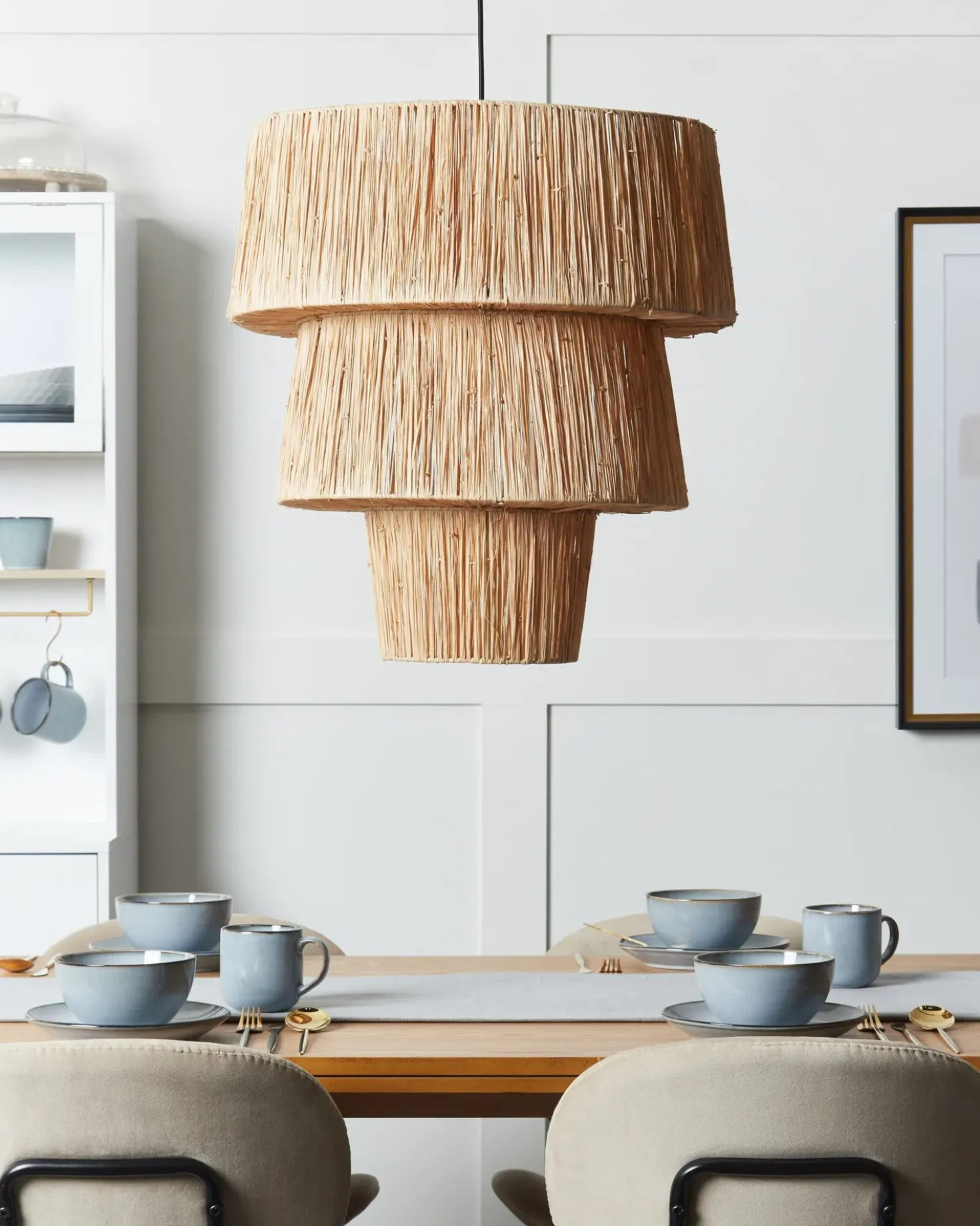 Lampadario PREMAT Vimini Naturale