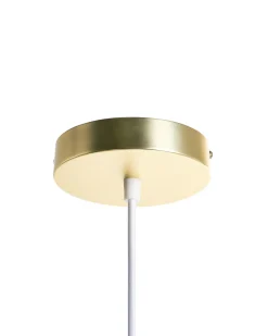 Lampadario PUNGWE Tessuto Bianco