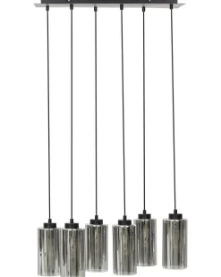 Lampadario PURIRI Vetro Grigio