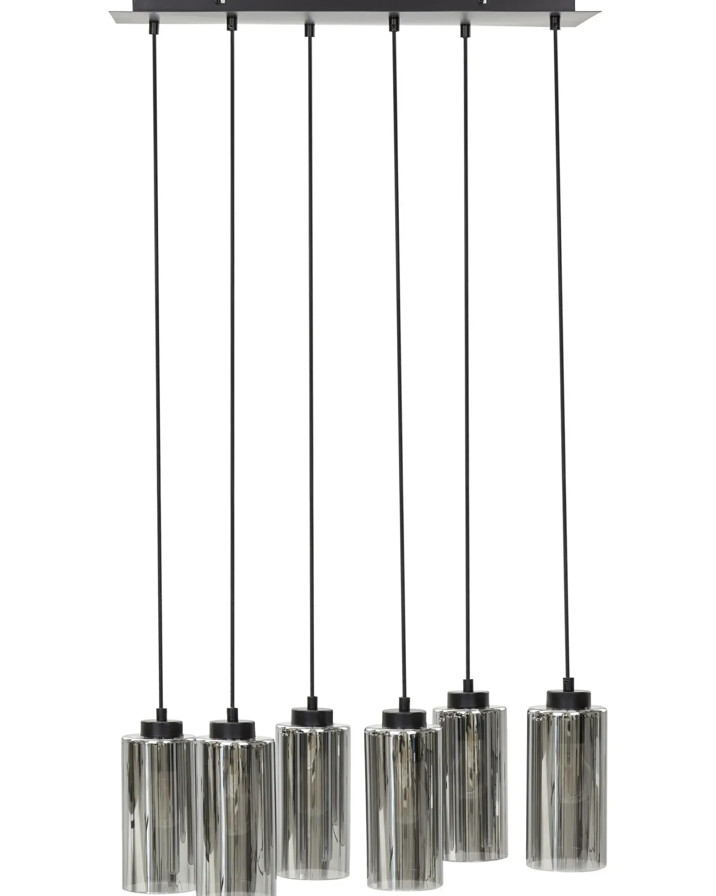 Lampadario PURIRI Vetro Grigio