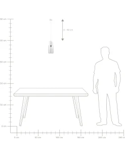 Lampadario PURUS Vetro Bianco