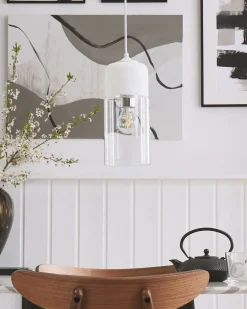 Lampadario PURUS Vetro Bianco