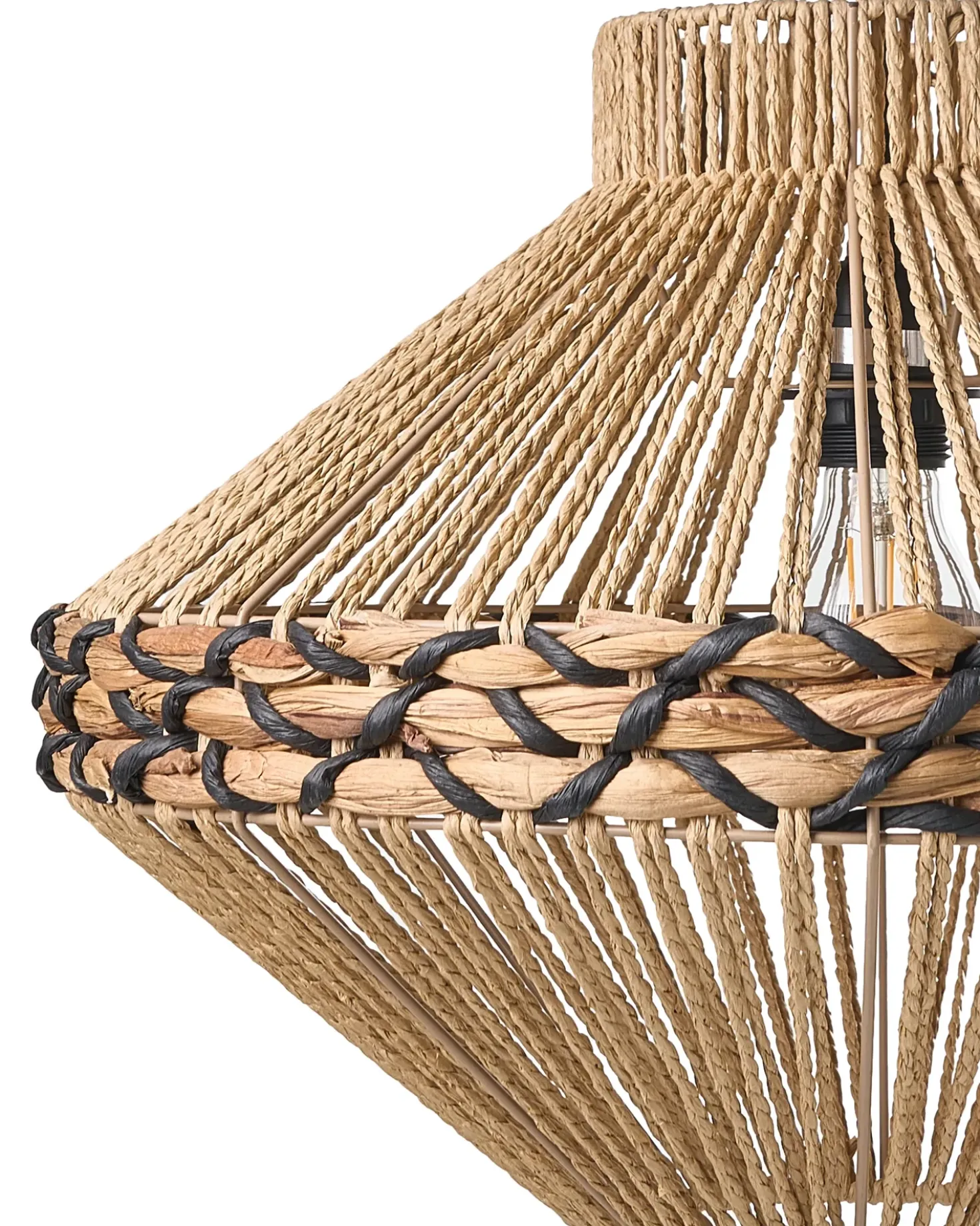 Lampadario RABACCA Corda di carta Naturale