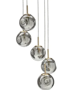 Lampadario RALFES Vetro Ottone