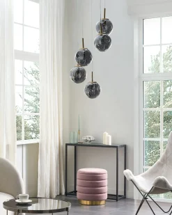 Lampadario RALFES Vetro Ottone