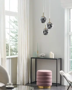 Lampadario RALFES Vetro Ottone