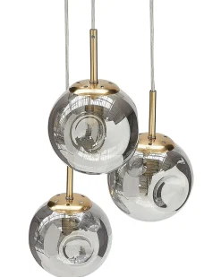 Lampadario RALFES Vetro Ottone