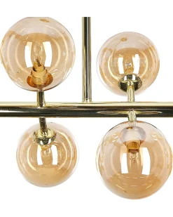 Lampadario RAMIS Metallo Oro