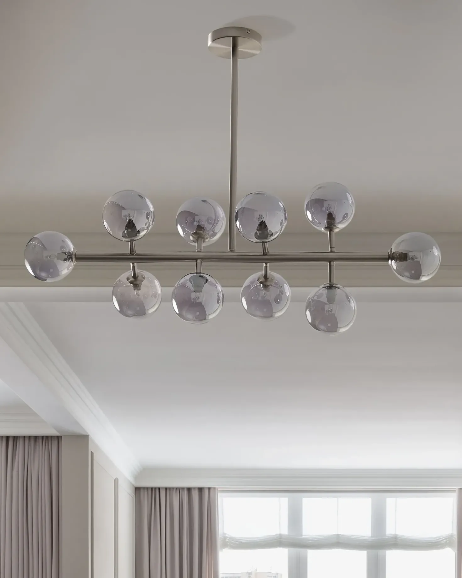Lampadario RAMIS Metallo Argento