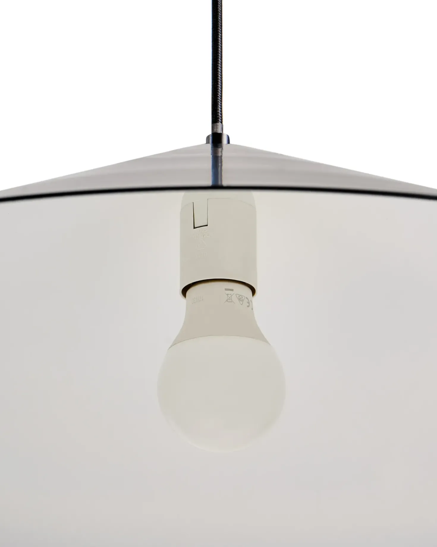 Lampadario RASPACULO Metallo Nero