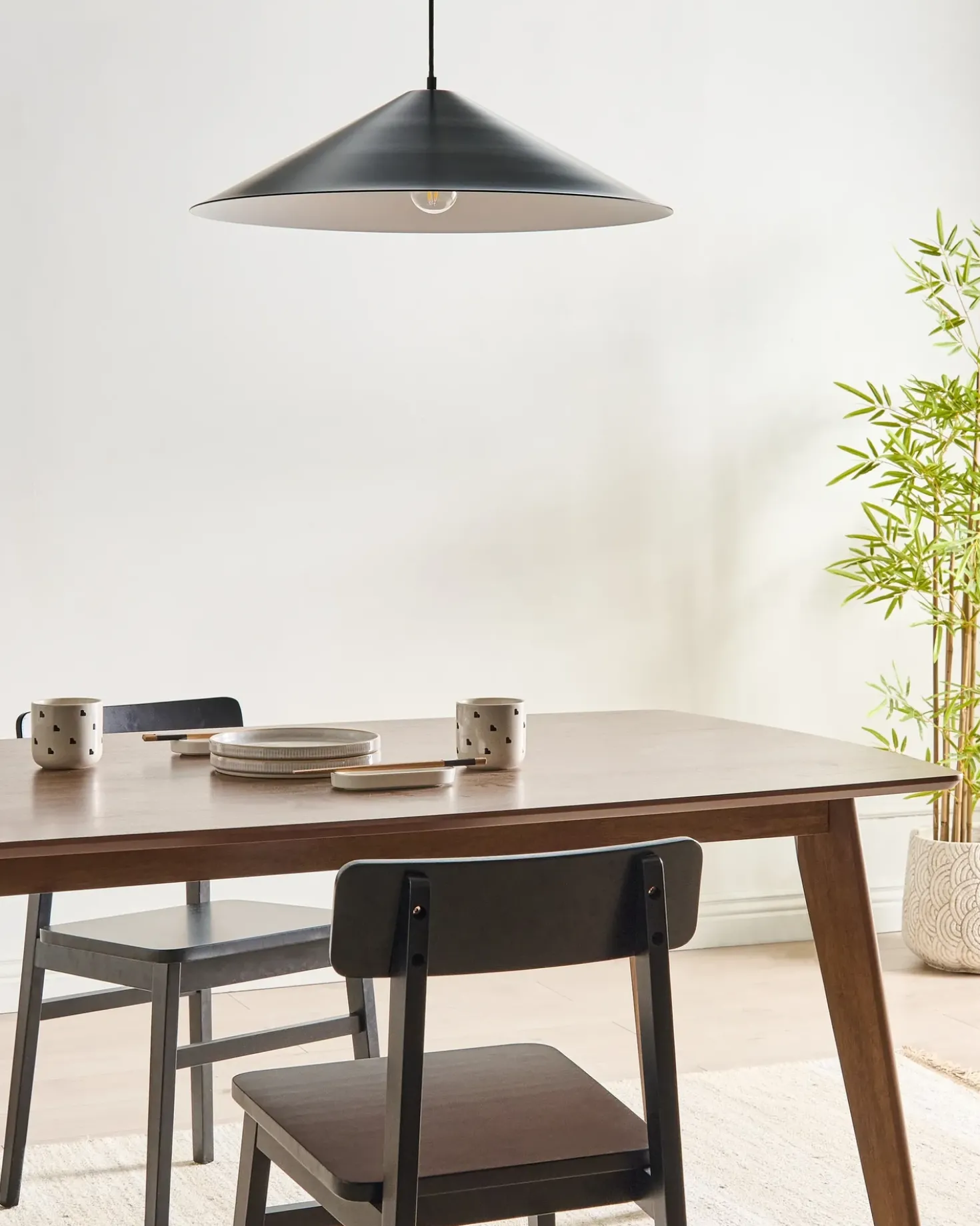 Lampadario RASPACULO Metallo Nero