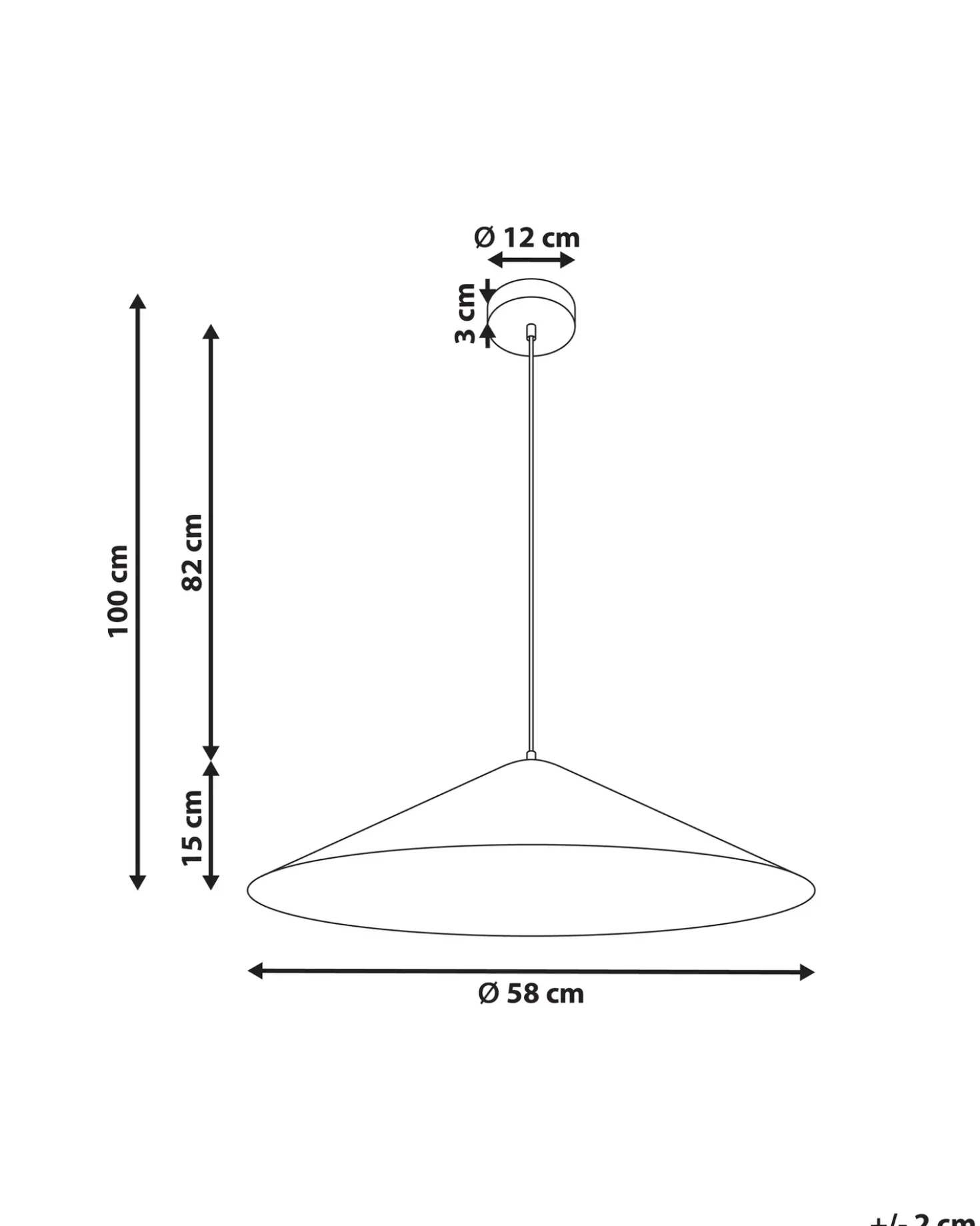Lampadario RASPACULO Metallo Nero