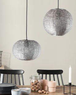 Lampadario REINE Metallo Argento