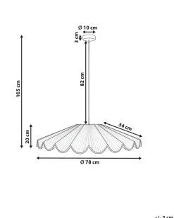 Lampadario SABOGAL Vimini Naturale