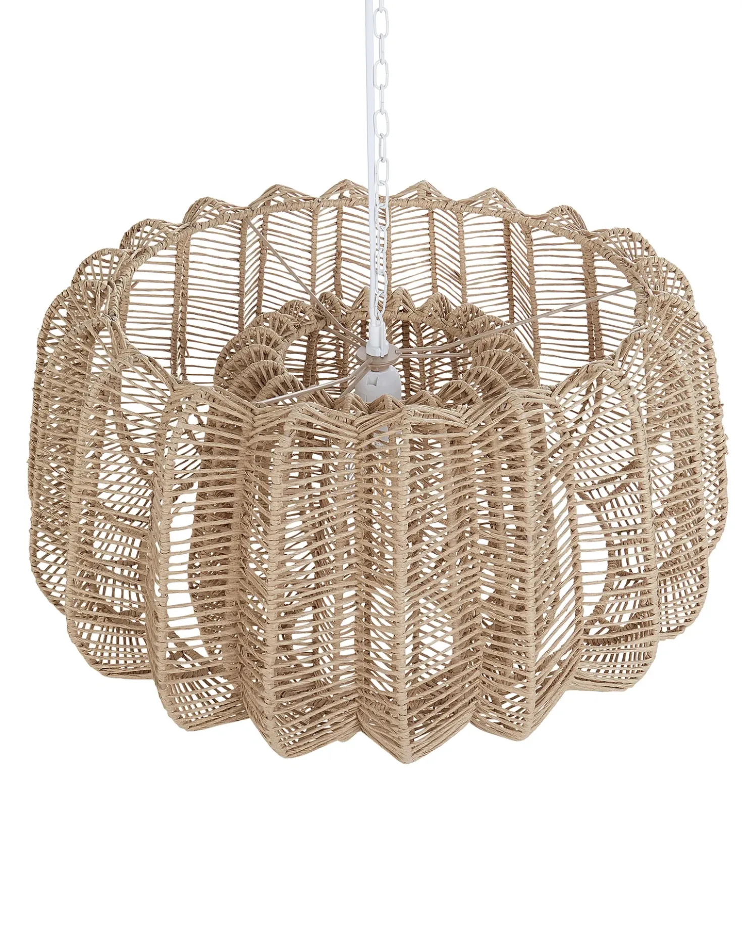 Lampadario SAISI Corda di carta Beige