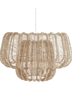 Lampadario SAISI Corda di carta Beige