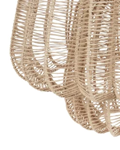 Lampadario SAISI Corda di carta Beige