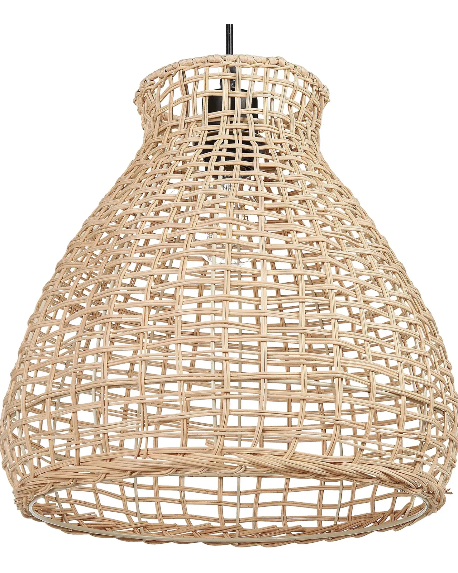 Lampadario SAKENI Rattan Naturale