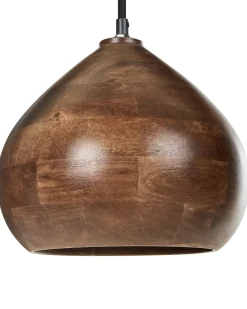 Lampadario SANYATI Legno di mango Marrone scuro
