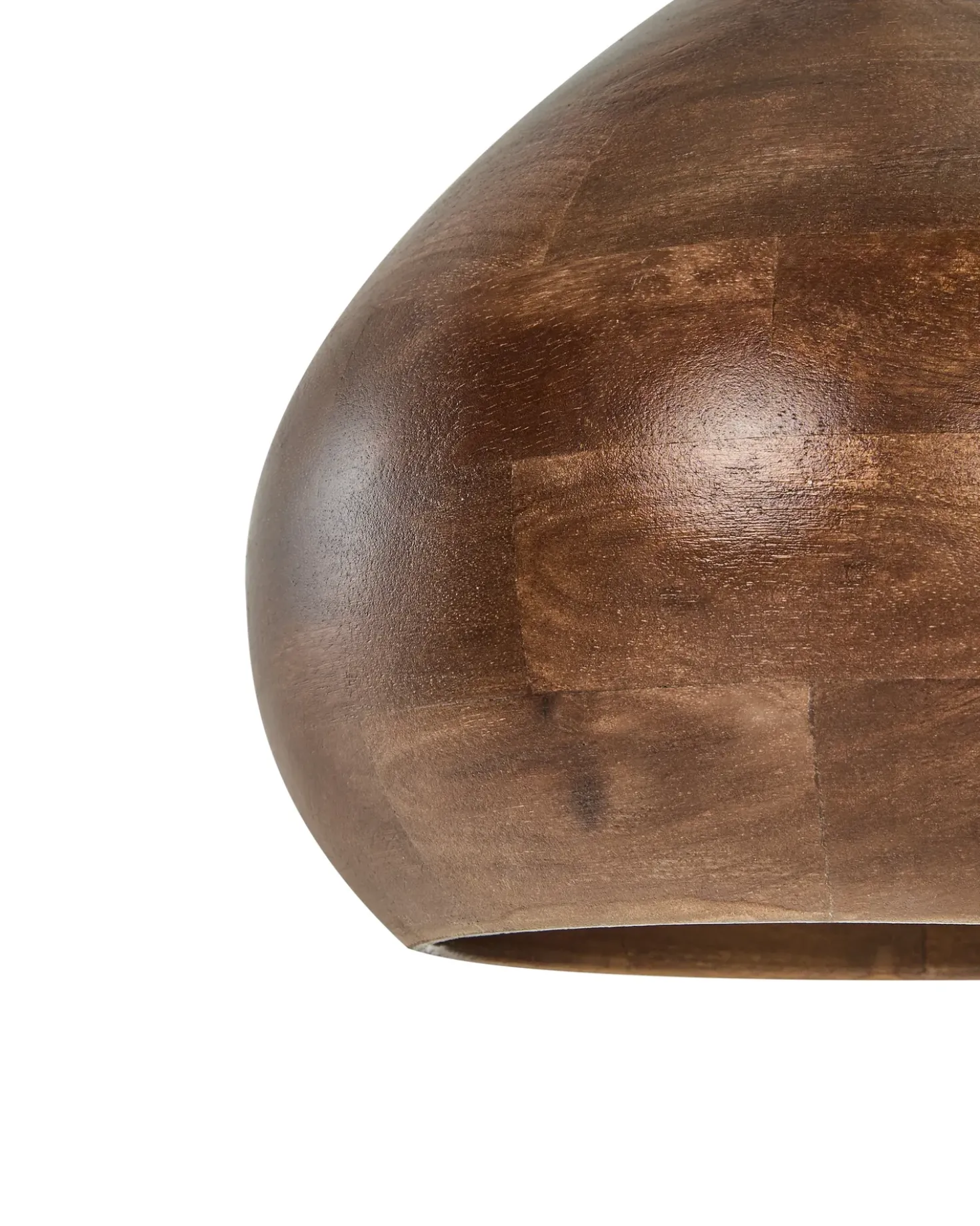 Lampadario SANYATI Legno di mango Marrone scuro