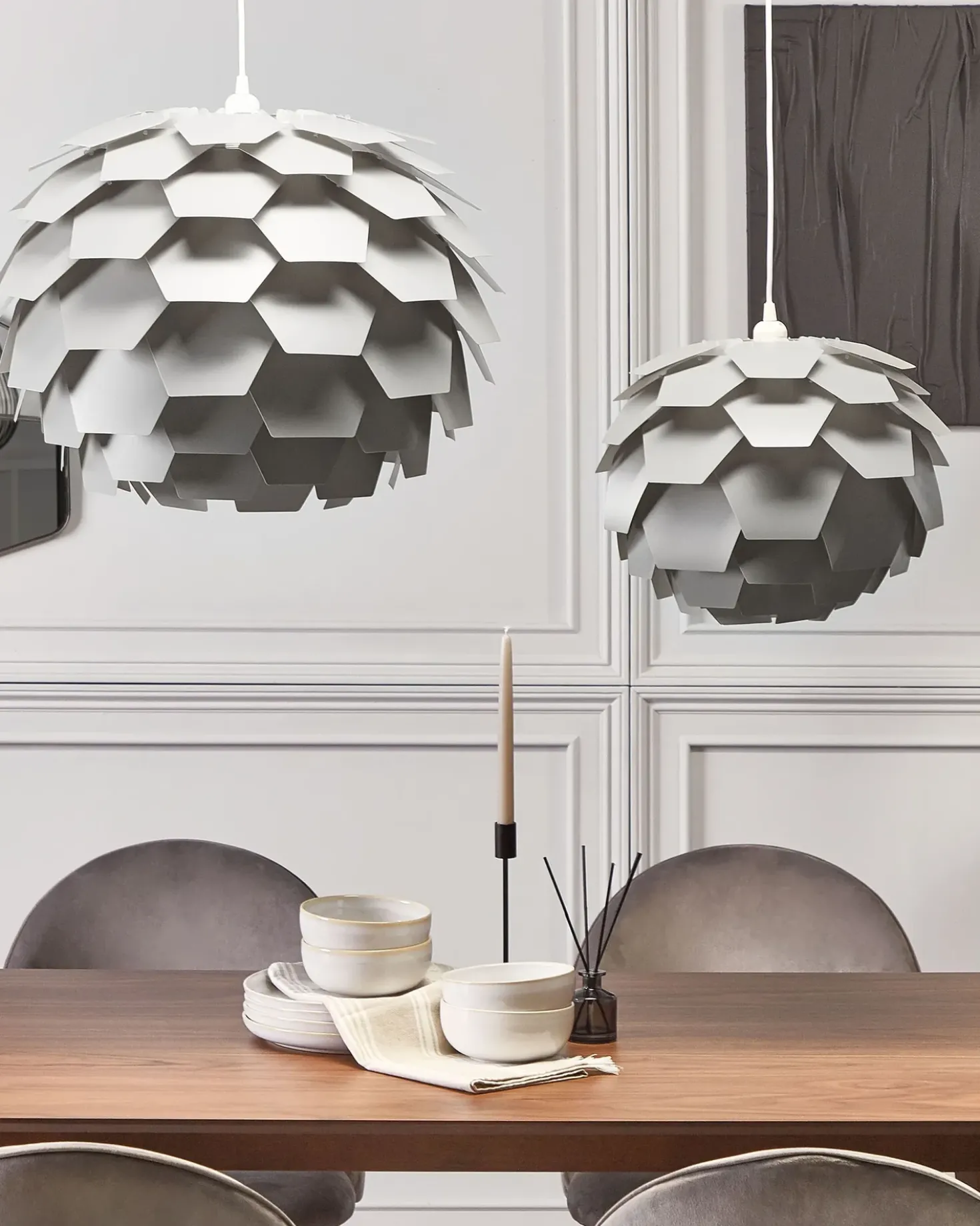 Lampadario SEGRE S Grigio