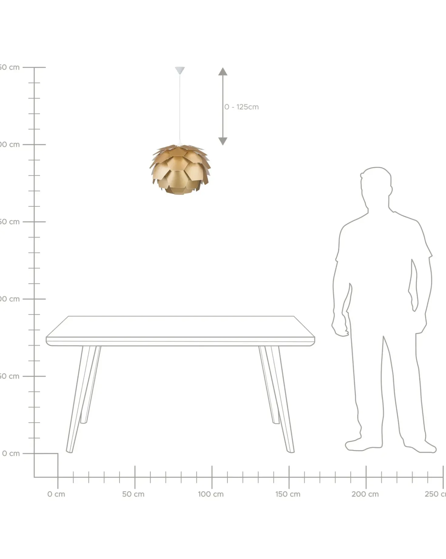 Lampadario SEGRE S Oro