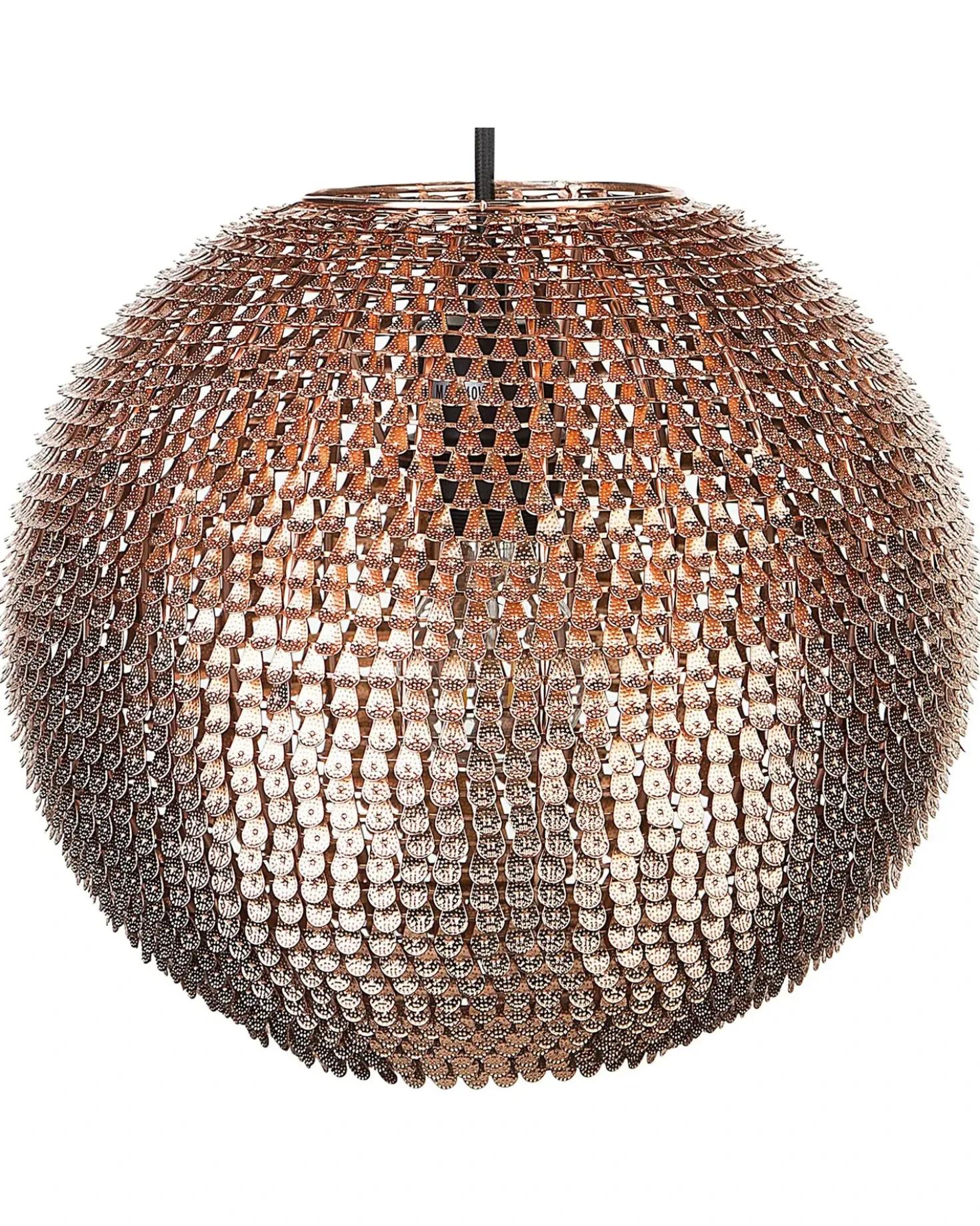 Lampadario SEINE Metallo Rame