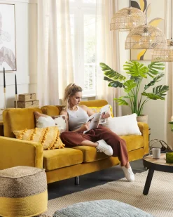 Lampadario SELENGE Rattan Marrone chiaro