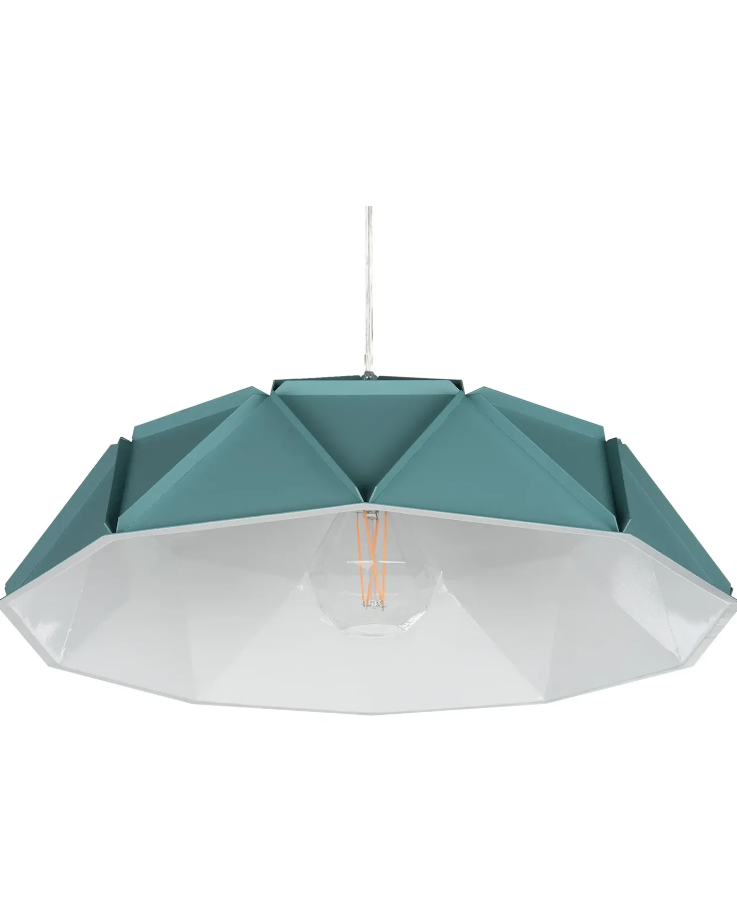 Lampadario SENIA Metallo Turchese