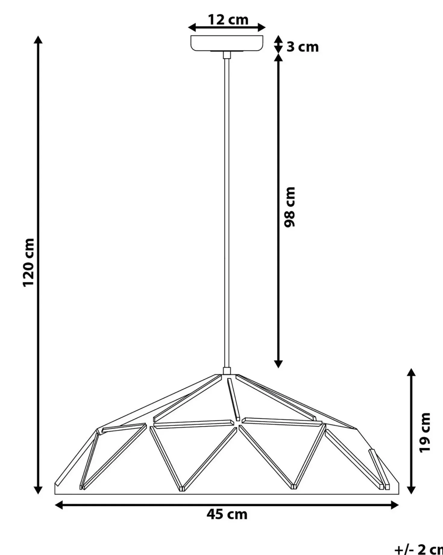 Lampadario SENIA Metallo Turchese