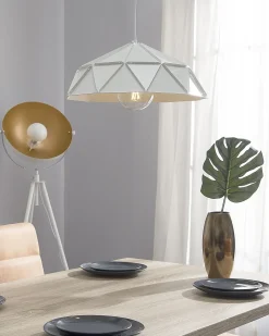 Lampadario SENIA Metallo Bianco