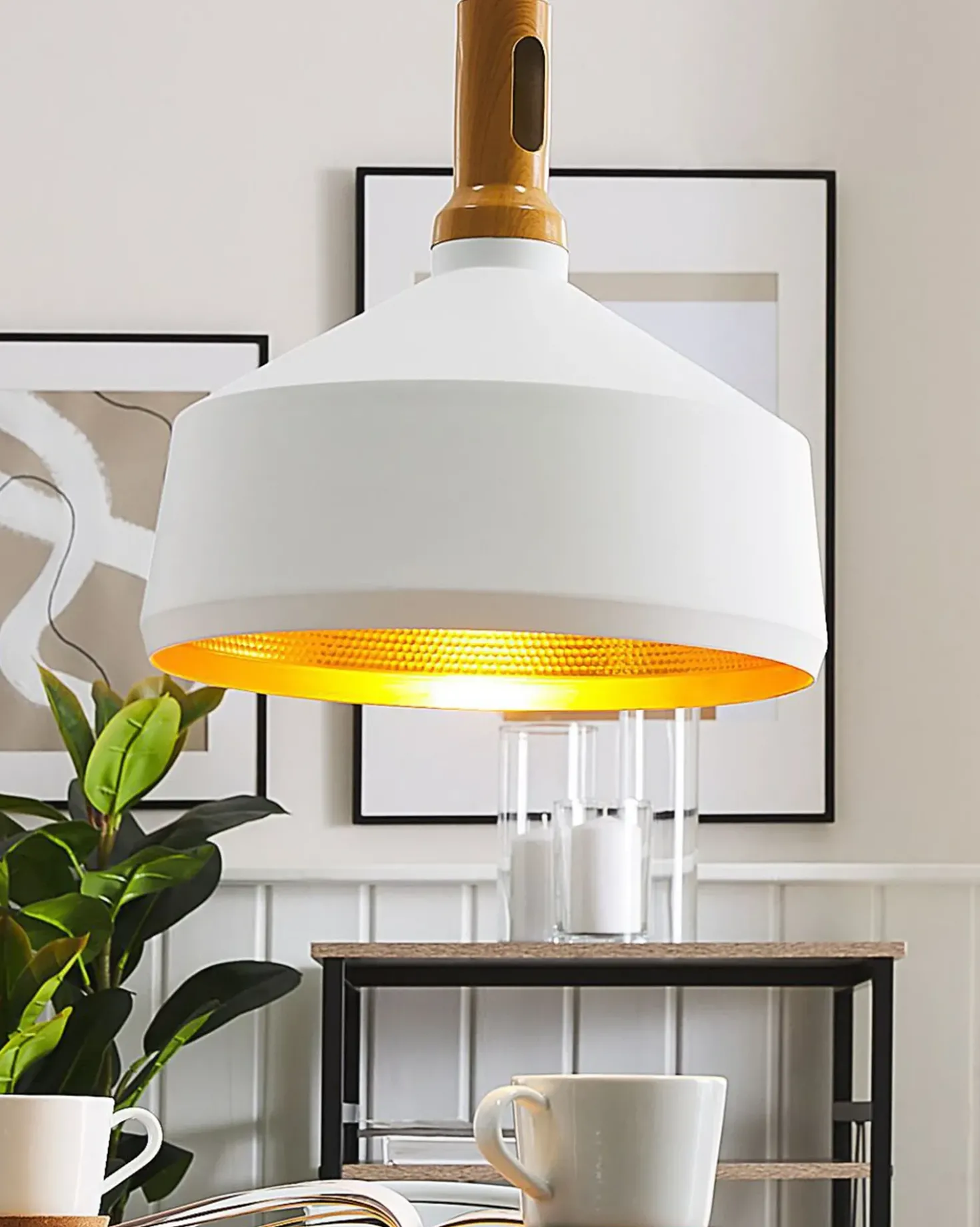 Lampadario SEPIK Metallo Bianco