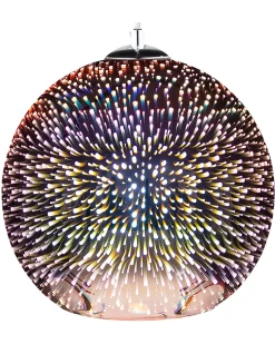 Lampadario SESSERA Vetro Rame