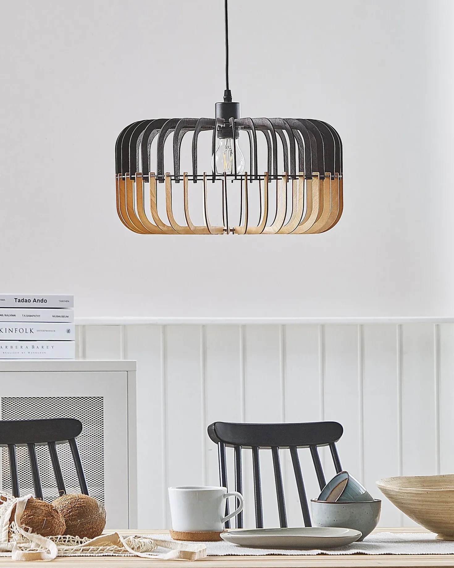 Lampadario SOUS Marrone/Nero