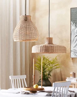 Lampadario TAMARIN Rattan Naturale