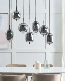 Lampadario TARLO Vetro Ottone