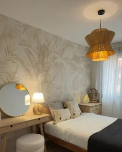 Lampadario TELAMBA Vimini Naturale