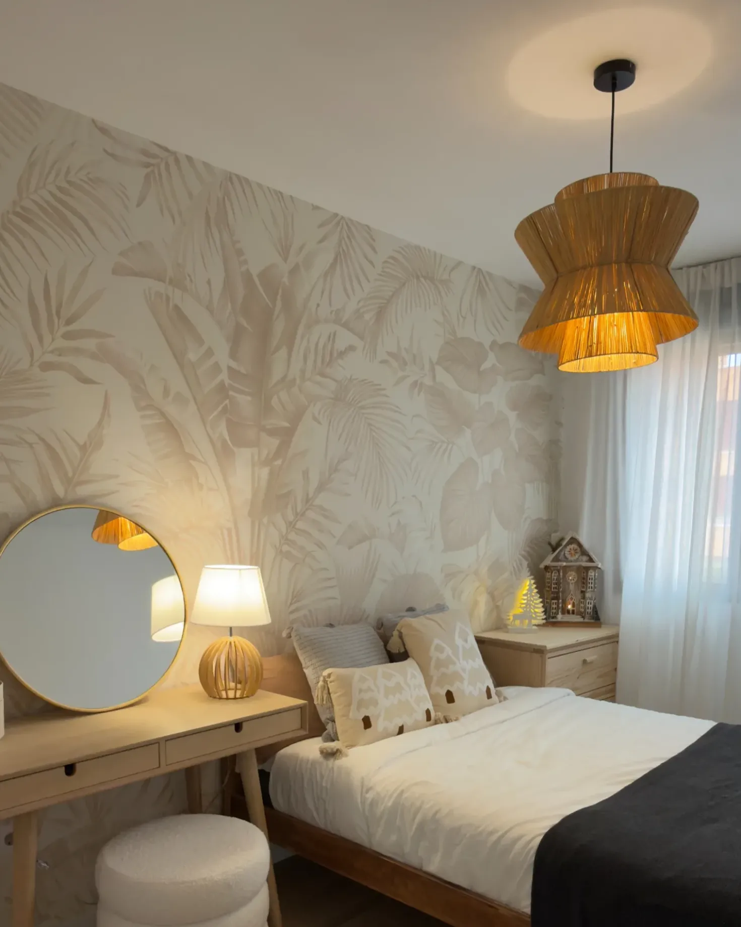 Lampadario TELAMBA Vimini Naturale