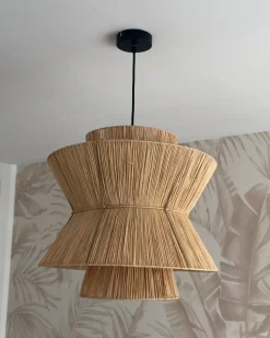 Lampadario TELAMBA Vimini Naturale