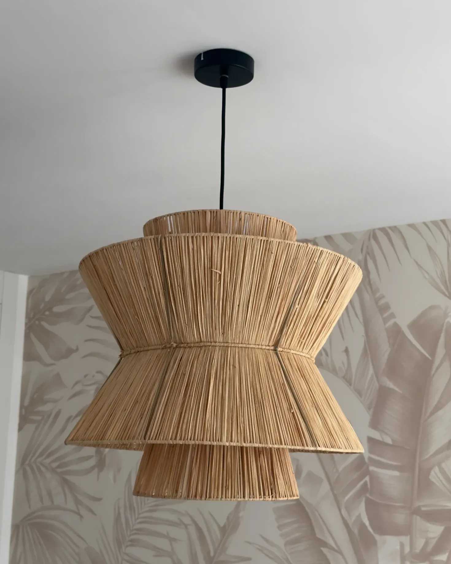 Lampadario TELAMBA Vimini Naturale