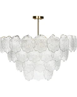 Lampadario TEMASH Vetro Ottone