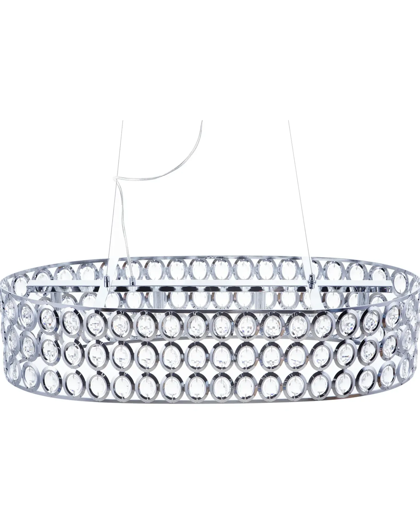 Lampadario TENNA Metallo Argento