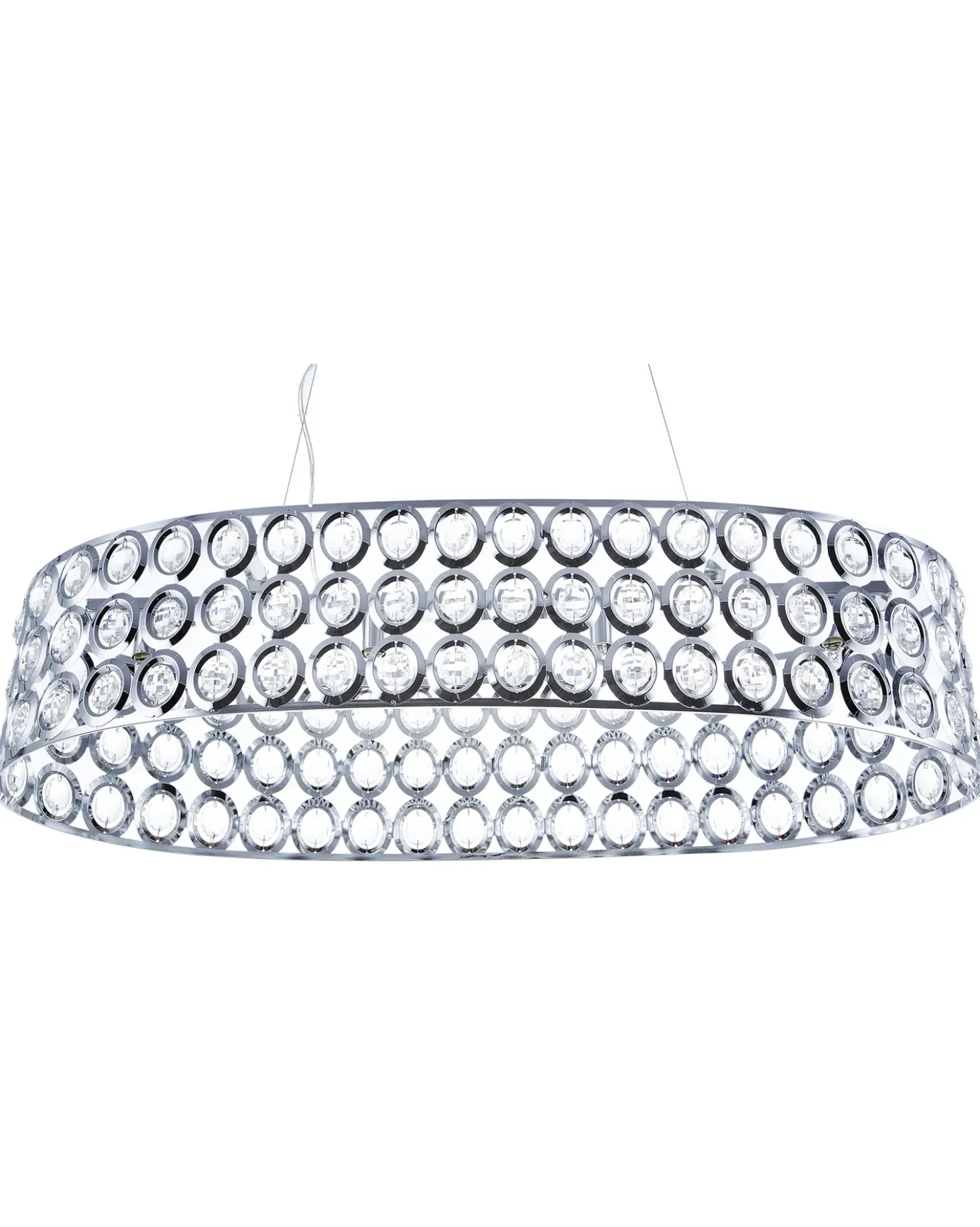 Lampadario TENNA Metallo Argento