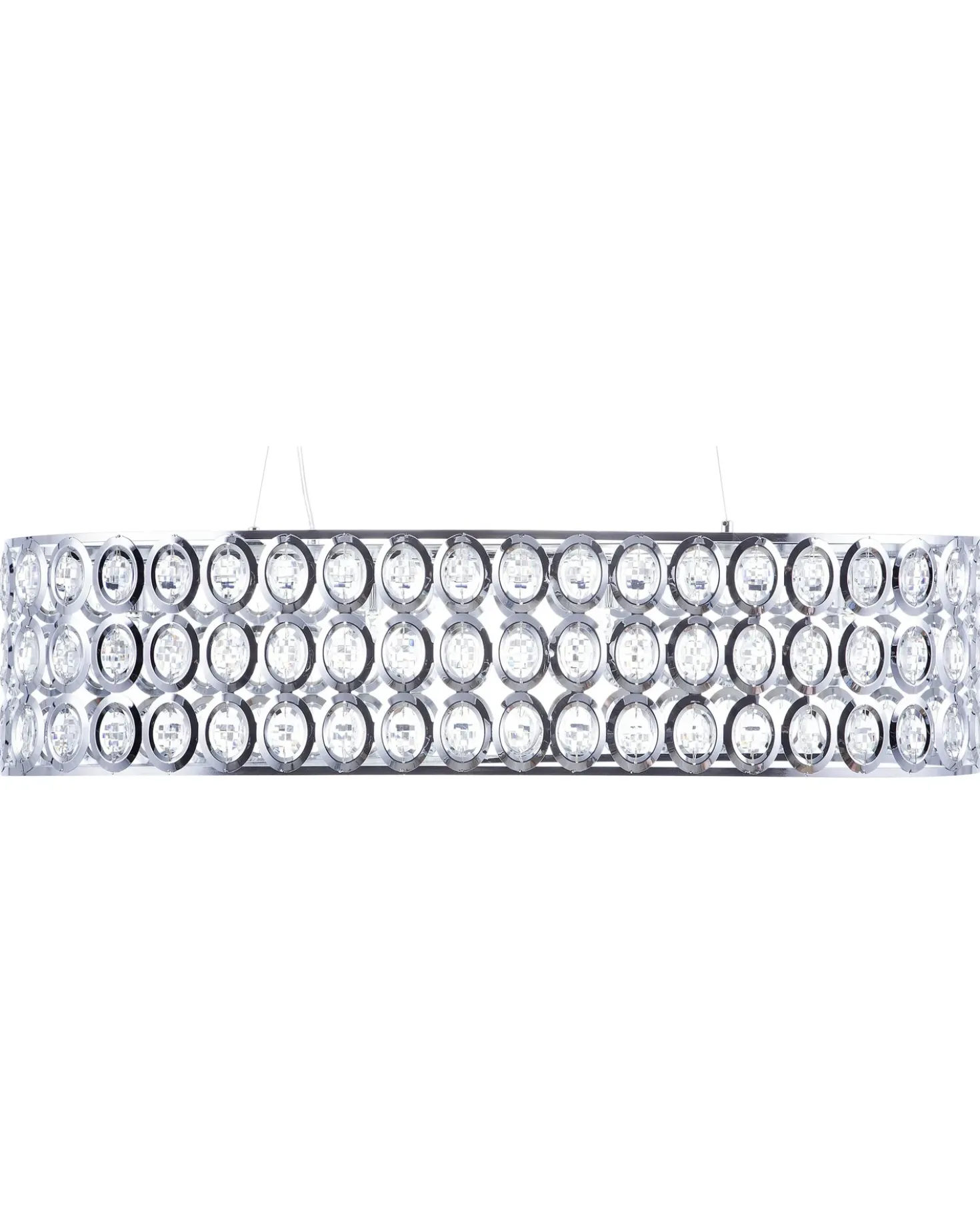 Lampadario TENNA Metallo Argento