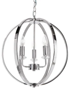 Lampadario TENOIRO Metallo Argento