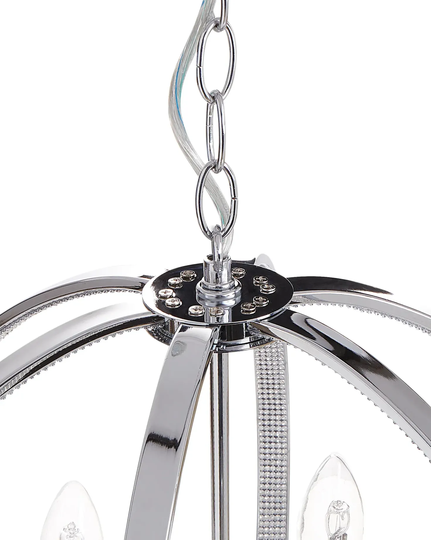 Lampadario TENOIRO Metallo Argento